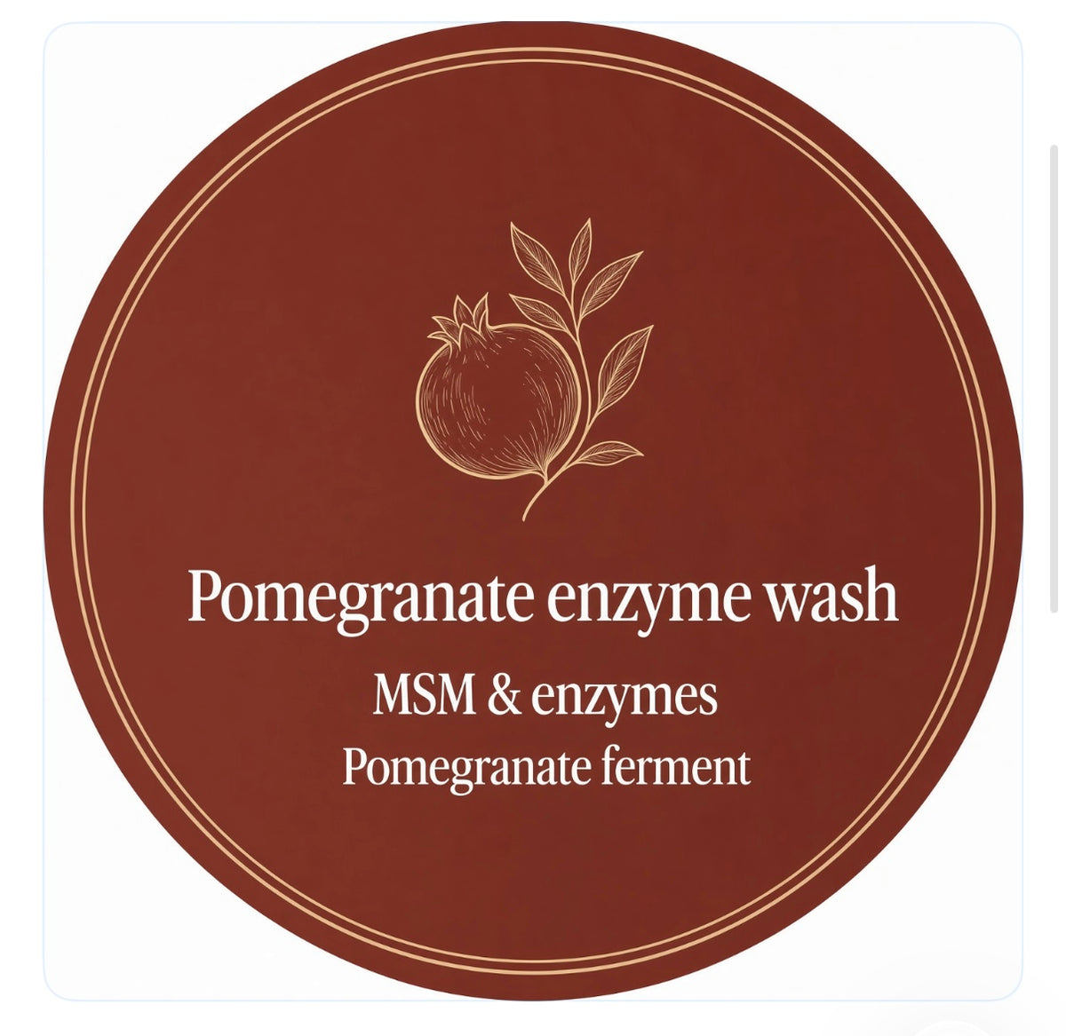 W Skin Pomegranate Enzyme Wash 8oz
